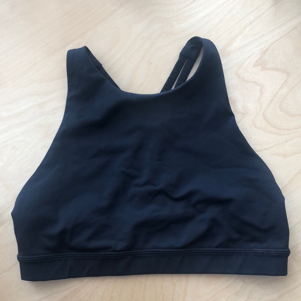 Lululemon Black Energy Bra High Neck